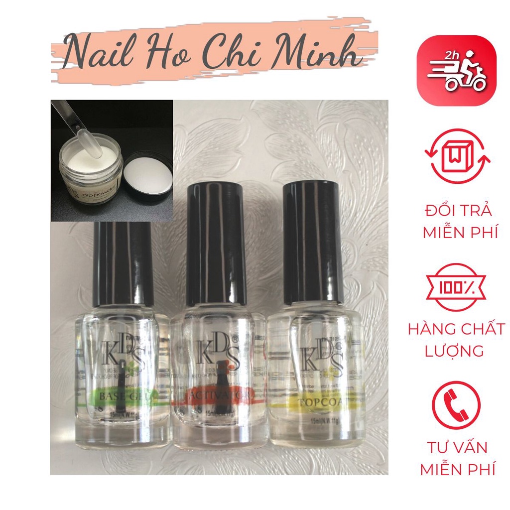 [Hũ lớn 50g] Set bột nhúng Kds chính hãng (1 hủ lớn + 3 chai )