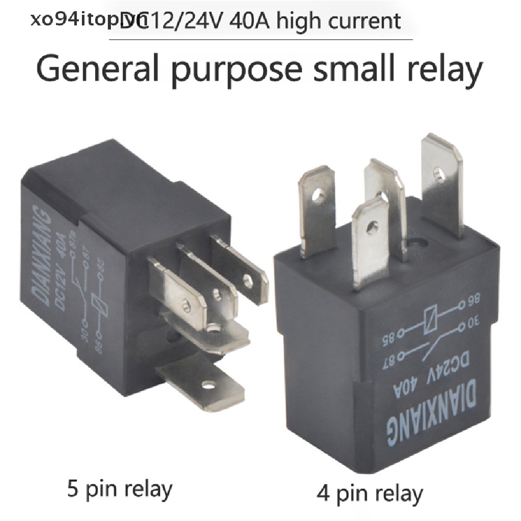 Rơ Le Ô Tô 40A 12V / 24V 4 / 5 Pin Chống Thấm Nước