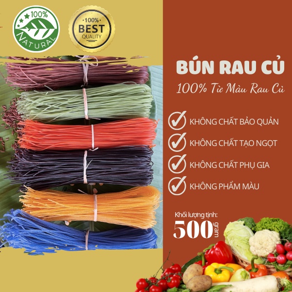 Bún Rau Củ Hữu Cơ Eatclean GAOTA 500G [Sỉ - Lẻ] | Shopee Việt Nam