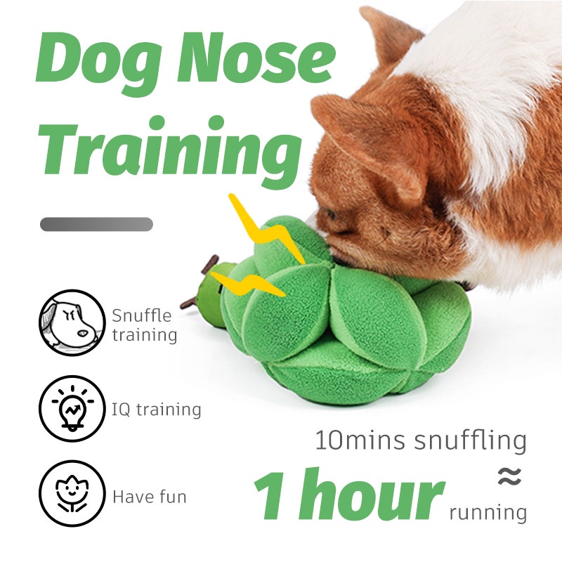 HamshMoc IQ Đánh Hơi Huấn Luyện Chó Xếp Hình Đồ Chơi Tương Tác Chó Đánh Hơi Đồ Chơi Sang Trọng Bát Thực Phẩm Tìm Thức Ăn Trò Chơi Ăn Giảm Căng Thẳng Nhai kêu