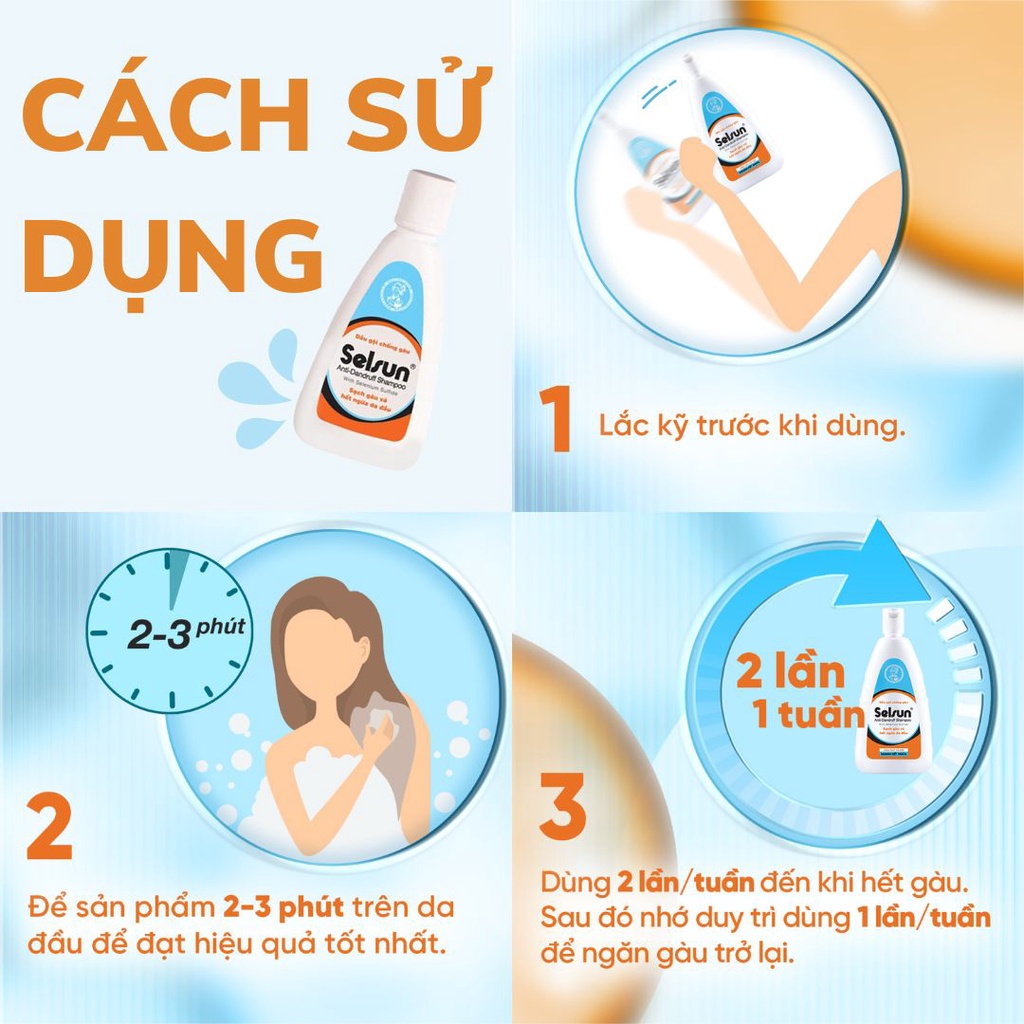 Dầu Gội, Dầu Xả Chống Gàu, Nấm, Hết Ngứa Selsun Anti-Dandruff Shampoo |  Shopee Việt Nam
