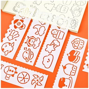 Set 4 thước khuôn tập vẽ hình siêu dễ thương
