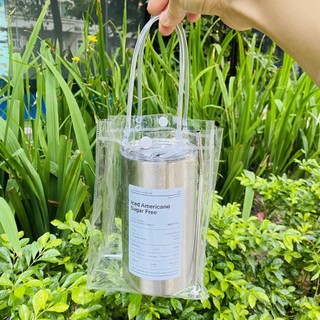 Bình giữ nhiệt 600ml inox 304 tặng ống hút Inox  (CLIP SHOP TỰ QUAY)