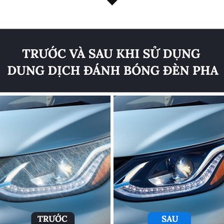 Dung Dịch Đánh Bóng Đèn Pha Ô Tô VERSION 2