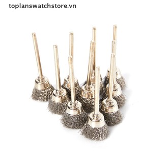 Set 10 Chổi Sợi Thép Đánh Bóng Loại Bỏ Rỉ Sét Tiện Dụng