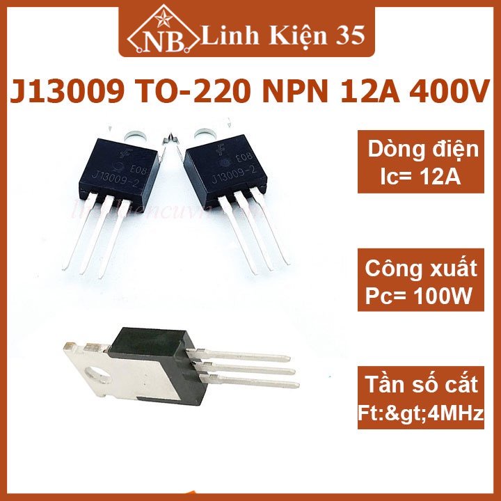 Transistor J13009 TO220 NPN 12a 400v Shopee Việt Nam