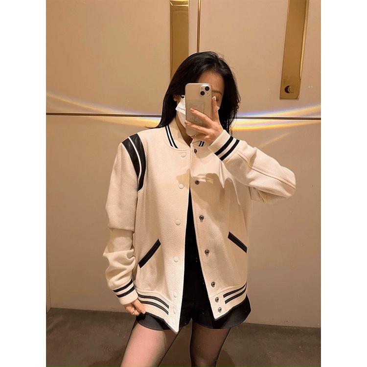 (HCM) ÁO KHOÁC BOMBER VIỀN 2 SỌC SANG CHẢNH -THỜI TRANG HÀN QUỐC CÁ TÍNH HOTTREND CHO CÁC CHỊ EM HIYU STORE