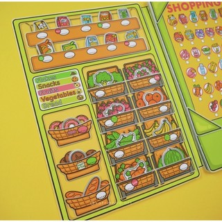 Đồ chơi Siêu thị búp bê giấy - Grocery shop