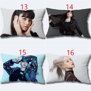 Blackpink Vỏ Gối Hình Chữ Nhật Lisa Jennie Rose Jisoo Polyester Vỏ Gối Phòng Ngủ Sofa Trang Trí Nhà Gối (Không Có Lõi Gối)