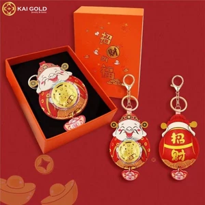 Móc Khóa Thần Tài Kim Dần Vàng