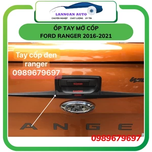 Bộ Ốp tay cốp, hõm cốp xe FORD RANGER 2016- 2020 MẪU NHỰA ĐEN, dùng chung các đời xe.