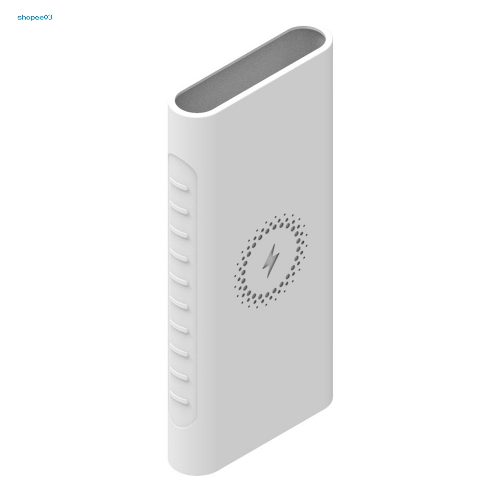 Vỏ Bọc Pin Sạc Dự Phòng Xiaomi Mobile Power Generation 3 10000mah Bằng Silicon Mềm Chống Trượt