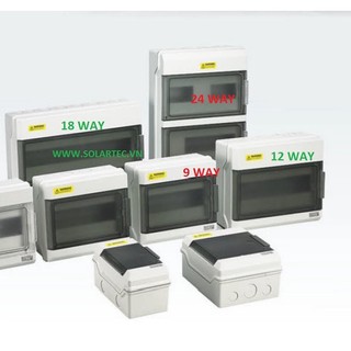 Tủ điện nhựa cao cấp, loại tốt 12 way, 18 way, 24 way, chống cháy chống nước chống bụi ip68 hãng FEEO