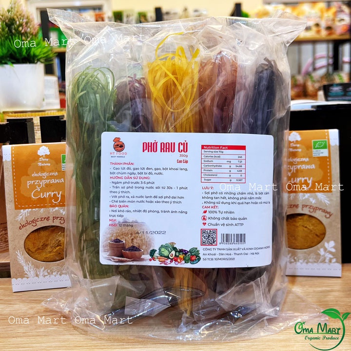 Phở ngũ sắc từ rau củ tự nhiên dành cho ăn kiêng, eatclean, ăn chay ...