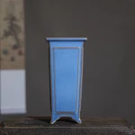 Jingdezhen Chậu hoa Glaze đầy màu sắc [Huayun] Chậu hoa Gốm sứ Giá đỡ biển hiệu nhỏ Bề mặt Kui Chậu ống nhỏ Nồi cọc cũ Nồi vách đá [A403] — ảnh 3