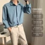 Áo sơ mi nam nữ dài tay WoO Unisex Basic TRƠN Form dáng đẹp màu trắng và đen chất cotton lụa mịn mát
