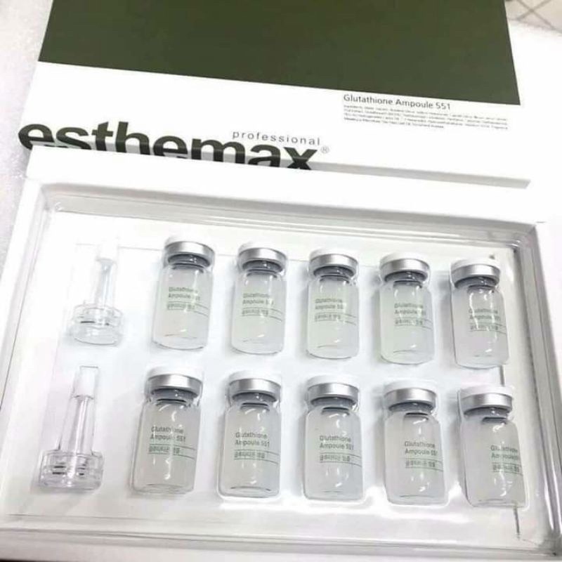 Tinh Chất Dưỡng Trắng Da Glutathion Esthemax - Hộp 10 Lọ ( Chuẩn Hàn )
