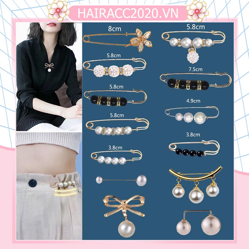 Bộ Ghim Cài Thắt Lưng Quần Áo Cỡ Lớn Điều Chỉnh Được Phong Cách Hàn ...