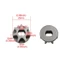 VIC Gear Bánh Xích Ổ Thay Thế Bánh Xích Bánh Răng Asterisk 3 6 7 Răng Cưa Xích Điện