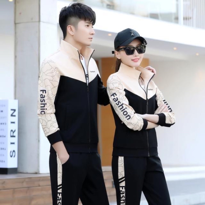Bộ đồ đôi thể thao thu đông nam nữ