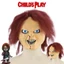 Chơi mặt nạ Chucky với tóc thực tế đáng sợ Cosplay Prop