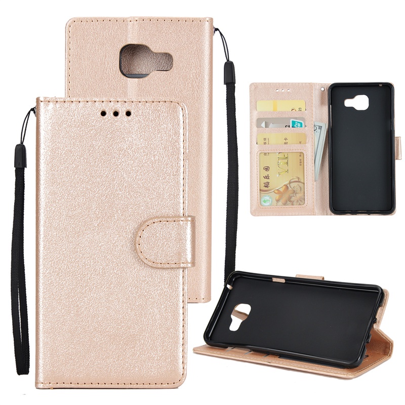 Dành Cho Samsung Galaxy A3 A5 A7 2016 2017 J2pro 2018 Grand prime pro J250 A320 A520 A720 A310 A510 A710 Flip Cover Ví Da Có Khe Cắm Thẻ Đứng Silicon