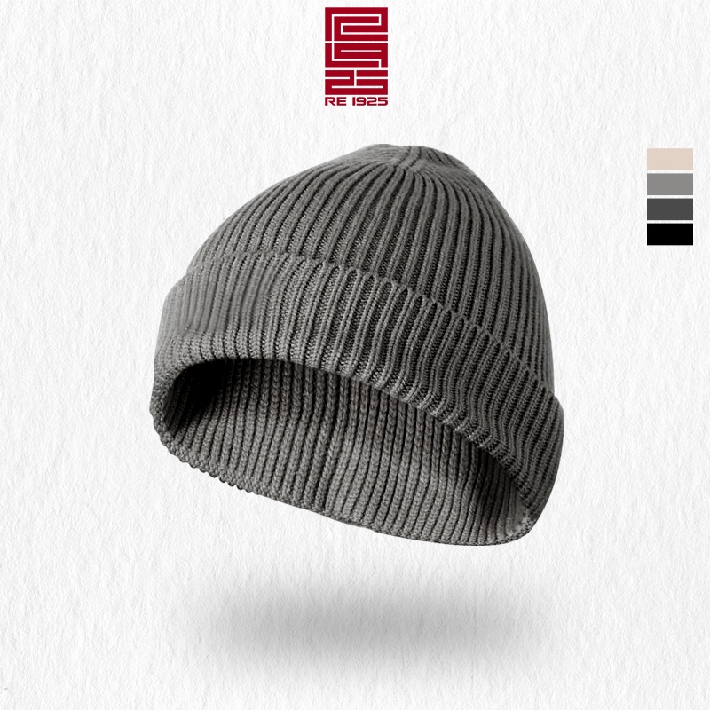 Mũ len - nón len beanie trơn nam nữ unisex phong cách ulzzang Hàn Quốc ...