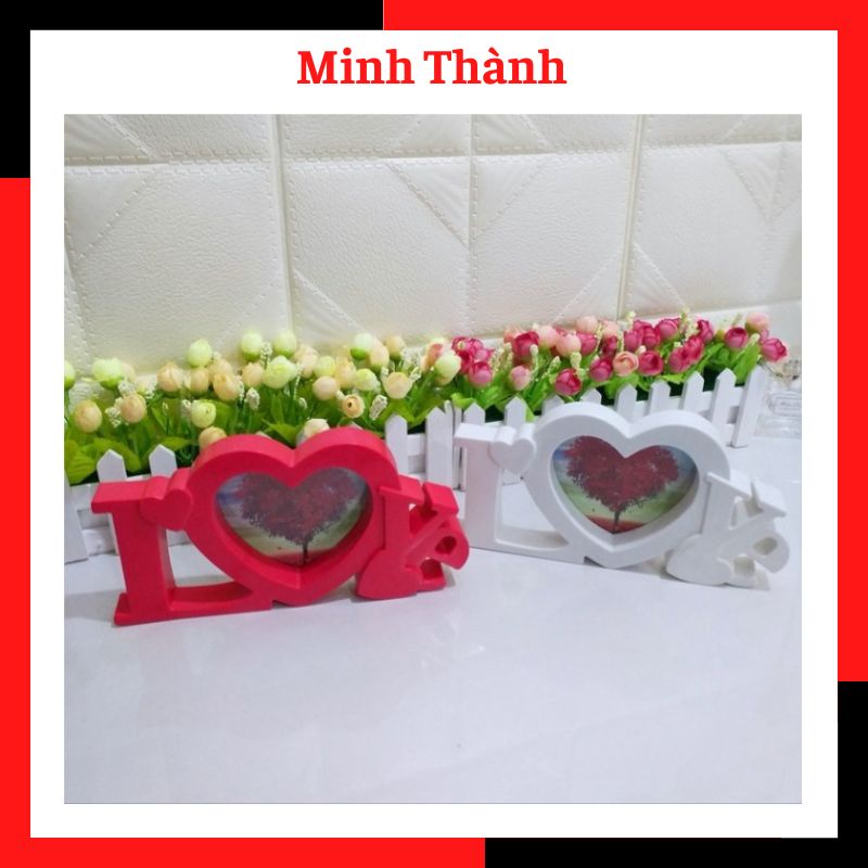 Khung ảnh Love trái tim | Shopee Việt Nam