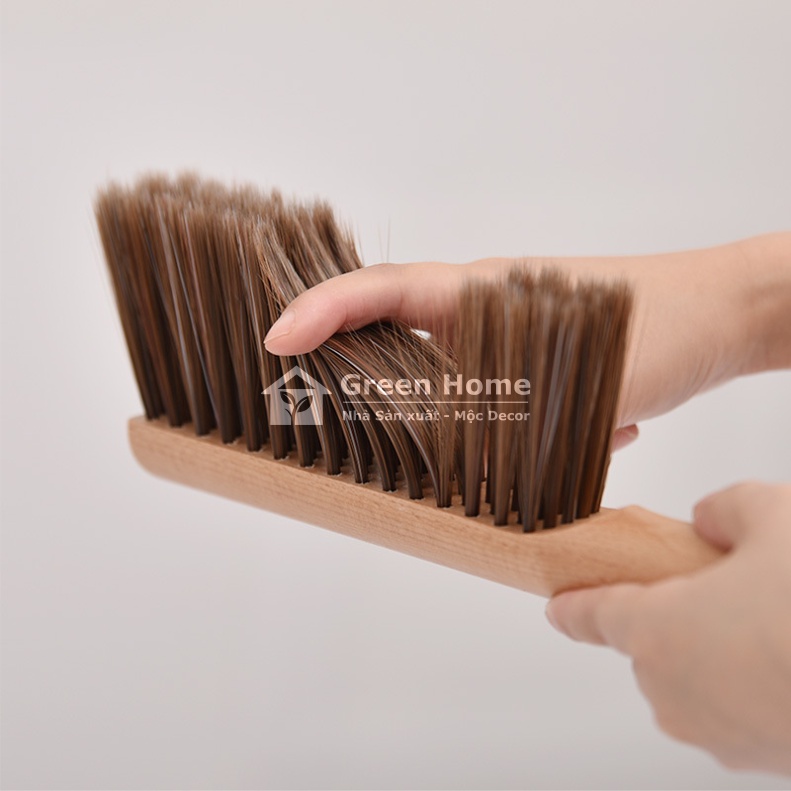 Chổi Phủi Bụi Nệm Sofa Bàn Ghế Và Đồ Dùng Trong Gia Đình, Chổi Phủi Bụi Cán Gỗ Tự Nhiên Sợi Cước Mềm