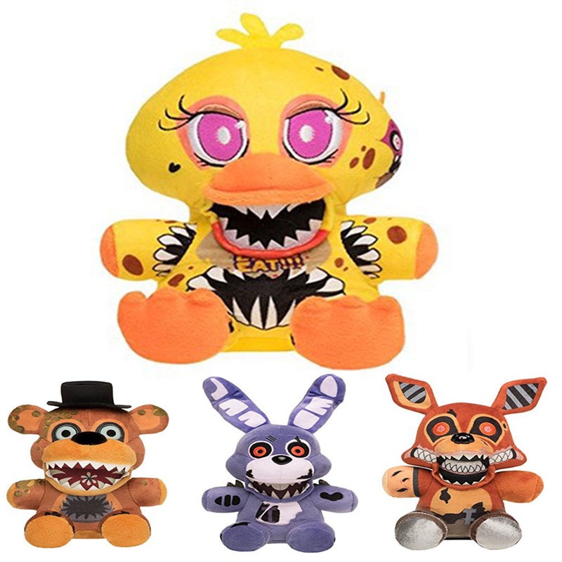 Freddy 's Friends Fnaf Đồ Chơi Sang Trọng Thú Nhồi Bông Mềm Chica Bonny Foxy Quà Tặng Trẻ Em