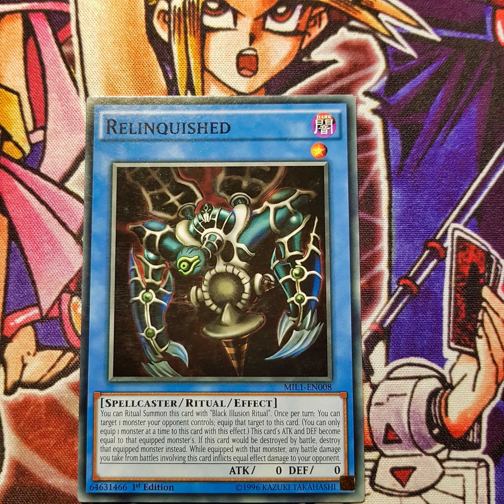 Thẻ bài Yugioh chính hãng | Relinquished | MIL1 Common | Shopee Việt Nam