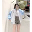 ÁO KHOÁC DÙ BOMBER LOGO THỜI TRANG NỮ - SIÊU XINH , HOT HIT CHO CÁC BẠN TRẺ HIYU STORE