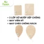 Miếng rửa chén bát, chà rửa xoong nồi xơ mướp tự nhiên handmade kỹ bền đẹp OGANICO