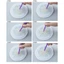 Unstop * 4 Thanh khuấy bằng nhựa Epoxy có thể tái sử dụng bằng silicon Thanh khuấy khuôn mặt