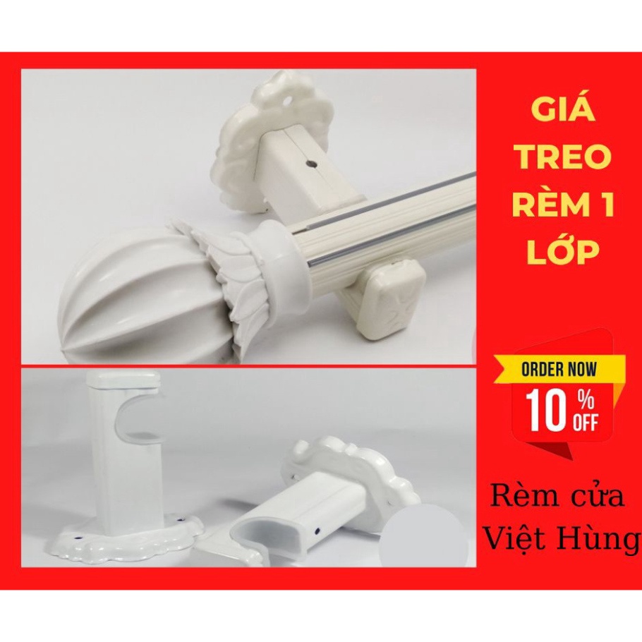 Tay đỡ thanh rèm 1 lớp, Trụ đỡ thanh rèm 1 lớp,Thanh treo rèm 1 lớp ...