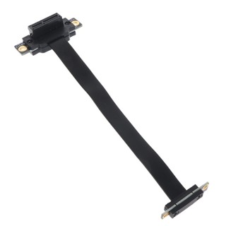 Dây Cáp Thẻ Mở Rộng 90 Độ PCIe 36pin x1 8G / bps Tốc Độ Cao 1x