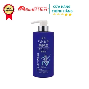 Sữa Tắm Dưỡng Ẩm Trắng Da Hatomugi The Body Soap 600ml