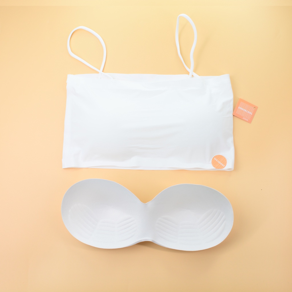 Áo Bra Su UNDERCOOL Trơn Quây 2 Dây Đệm Mỏng Thoáng Mát AL06