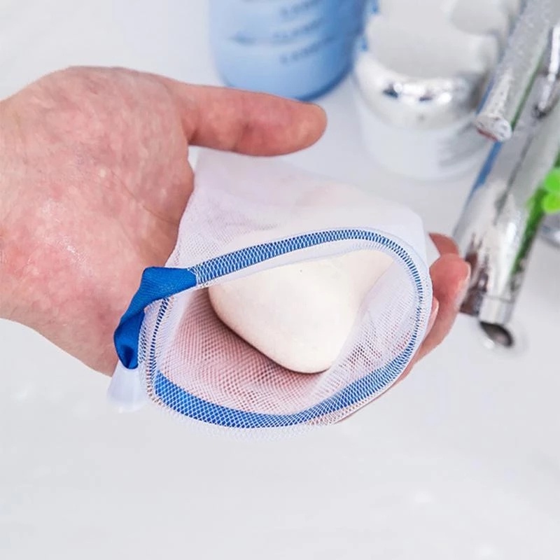 Túi Lưới Tạo Bọt Sữa Rửa Mặt Màu Sắc Xinh Xắn