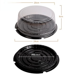 10 Chiếc 6/8 Inch Trong Suốt Hộp Bánh Nhựa Hộp Bánh Và Đóng Gói Trong Suốt Rõ Ràng Đựng Bánh Gato,Cupcake Muffin