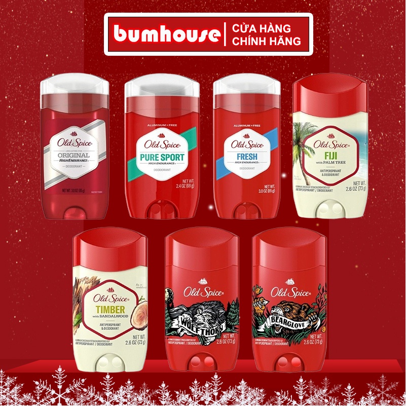 Ảnh Lăn Sáp khử mùi Old Spice nhiều mùi hương 73g / 85g ( Nhiều Mùi Hương) 1