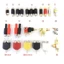 2 Đầu Nối RCA Nam Nữ Jack Cắm M / F 2RCA 3RCA Bộ Chuyển Đổi Cho Camera Quan Sát AV Video Âm Thanh VNK3