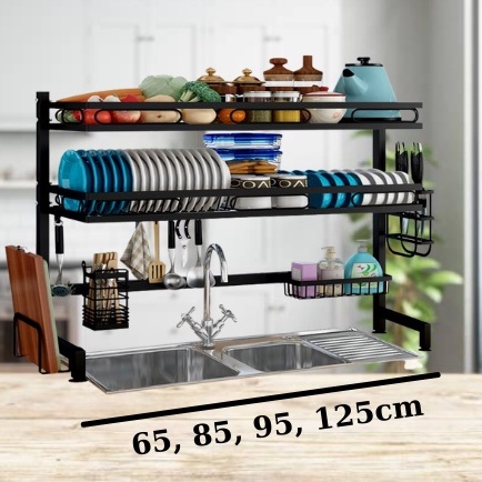 Kệ chén bát thông minh 65 cm, 85 cm, 95cm - Thiết kế tinh tế - Chất liệu dày dặn - Tải trọng lớn - Giao hàng nhanh