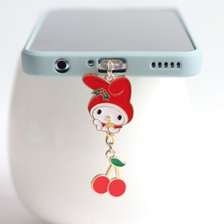 Nút Chống Bụi Cắm Cổng Sạc Điện Thoại Di Động Hình Hello Kitty Kuromi