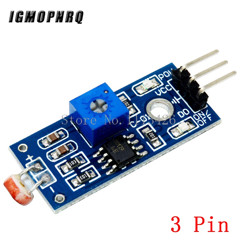 Mô Đun Cảm Biến Ánh Sáng Quang Học LM393 3pin 4pin Cho arduino DIY ...