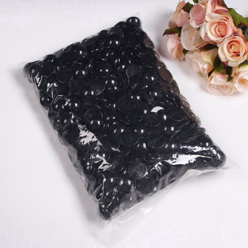 Mắt dán đen kích thước 3-20mm