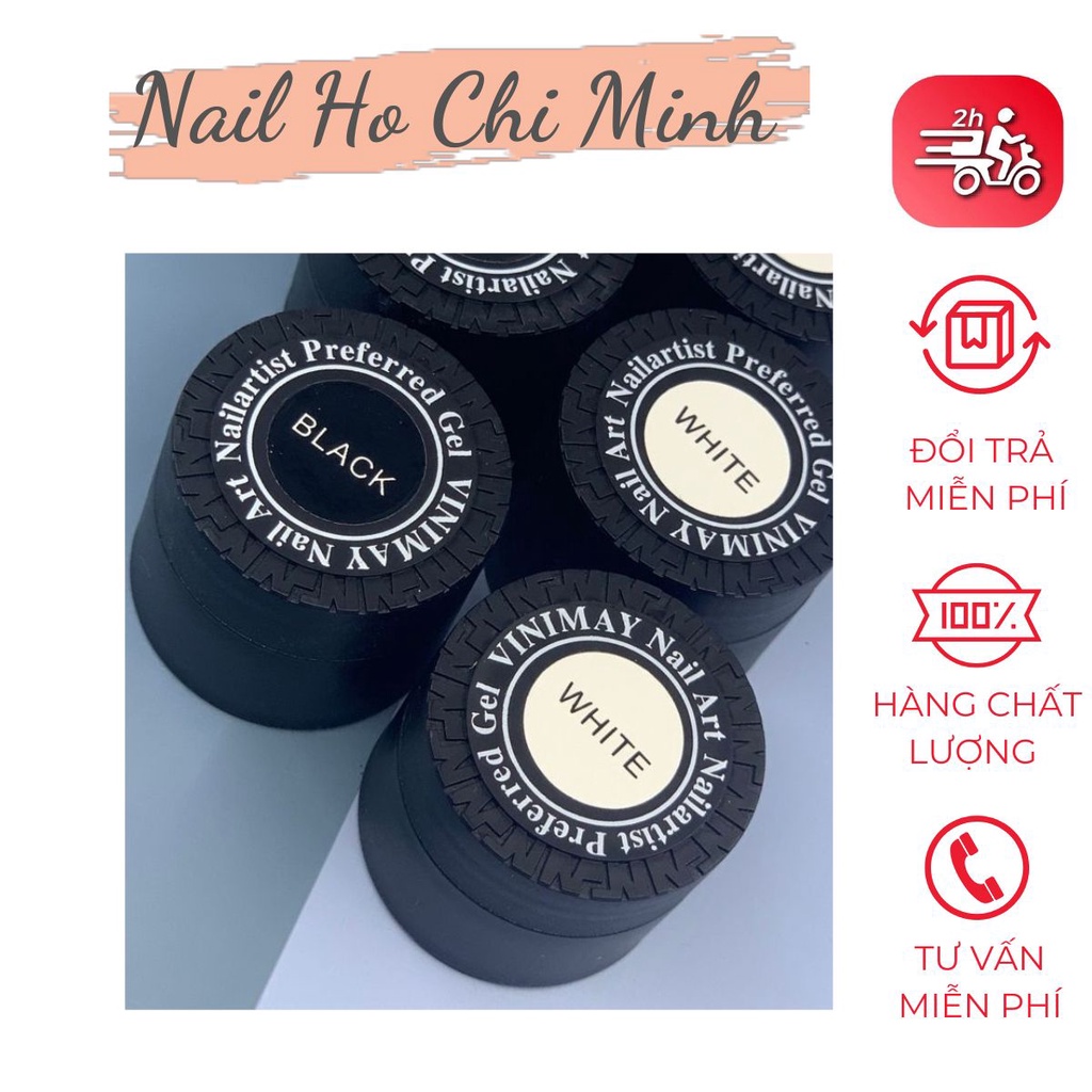 Gel nhện Vinimay chính hãng - Gel mạng nhện trơn chất đậm đặc sợi siêu dai (lẻ 1 hũ đen trắng)