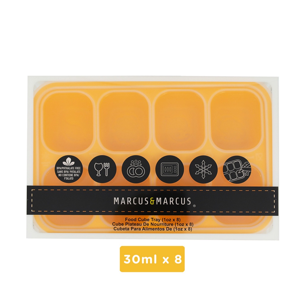 Ảnh Khay silicon trữ đông đồ ăn dặm cho bé Marcus & Marcus – Lola (30ml x 8 ngăn) 2