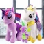 Lovable My Little Pony Đồ chơi sang trọng Twilight Sparkle Pinkie Pie Búp bê nhồi bông mềm