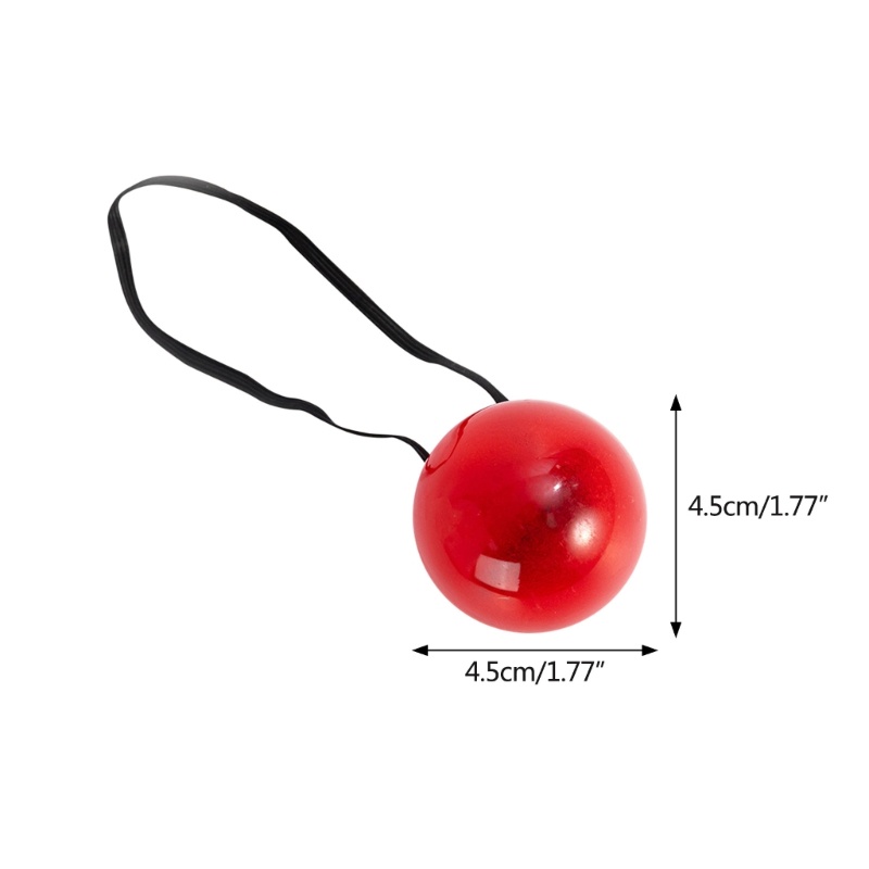 Vic Mũi Chú Hề Mũi Đỏ Trang Phục Tiệc Ánh Sáng Rạp Xiếc Đạo Cụ Tuần lộc Led Phụ Kiện
